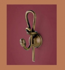Gancio accappatoio tovaglia accessori bagno arte classica - PRODOTTO ITALIANO -